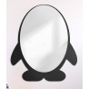 Miroir mural décoratif pour enfant dans un cadre en mdf - PINGOUIN