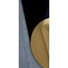 Miroir décoratif ovale exclusif avec laque noire - ONYX